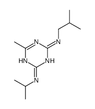 6-methyl-4-N-(2-methylpropyl)-2-N-propan-2-yl-1,3,5-triazine-2,4-diamine Structure