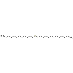 didodecyl disulfide Structure