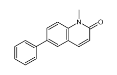 Carbostyril, 1-methyl-6-phenyl- (8CI)结构式