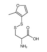 (2R)-2-amino-3-[(2-methylfuran-3-yl)disulfanyl]propanoic acid结构式