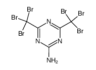 4,6-bis-tribromomethyl-[1,3,5]triazin-2-ylamine结构式