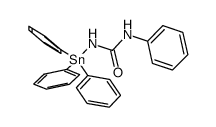N-triphenylstannyl-N'-phenylurea Structure