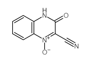 2-Quinoxalinecarbonitrile,3,4-dihydro-3-oxo-, 1-oxide Structure