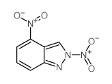 2H-Indazole,2,4-dinitro- Structure