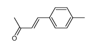 4-(对甲苯基)-3-丁烯-2-酮结构式