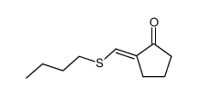 2-((n-butylthio)methylene)cyclopentanone Structure