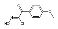 α-chloro-α-oximino-p-methoxyacetophenone Structure