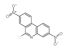 6-chloro-3,8-dinitro-phenanthridine结构式