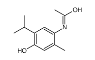 N-[4-HYDROXY-2-METHYL-5-(1-METHYLETHYL)PHENYL] ACETAMIDE结构式