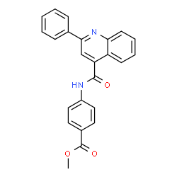 METHYL 4-{[(2-PHENYLQUINOLIN-4-YL)CARBONYL]AMINO}BENZOATE picture