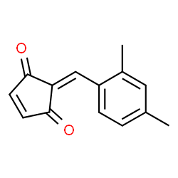 4-Cyclopentene-1,3-dione, 2-[(2,4-dimethylphenyl)methylene]- (9CI)结构式