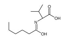 (2S)-2-(hexanoylamino)-3-methylbutanoic acid结构式