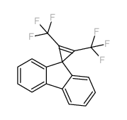 1,2-bis(trifluoromethyl)spiro[cyclopropene-3,9'-fluorene]结构式