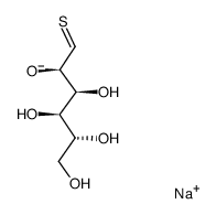 sodium thio-D-glucose Structure