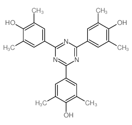 4-[4,6-bis(3,5-dimethyl-4-oxo-1-cyclohexa-2,5-dienylidene)-1,3,5-triazinan-2-ylidene]-2,6-dimethyl-cyclohexa-2,5-dien-1-one结构式