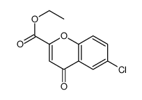 ethyl 6-chloro-4-oxo-chromene-2-carboxylate structure