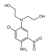 2-[4-amino-2-chloro-N-(2-hydroxyethyl)-5-nitroanilino]ethanol结构式