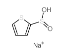 2-Thiophenesulfinicacid, sodium salt (1:1) Structure
