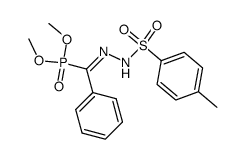 anti-Benzoylphosphonsaeuredimethylester-p-tosylhydrazon Structure