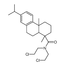 N,N-bis(2-chloroethyl)-1,4a-dimethyl-7-propan-2-yl-2,3,4,9,10,10a-hexahydrophenanthrene-1-carboxamide Structure