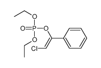 [(E)-2-chloro-1-phenylethenyl] diethyl phosphate Structure