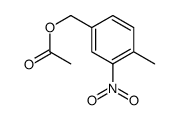 (4-methyl-3-nitrophenyl)methyl acetate结构式