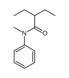 2-ethyl-N-methyl-N-phenylbutyramide结构式