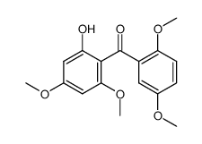 2'-Hydroxy-2,4',5,6'-tetramethoxybenzophenon Structure