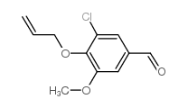 3-chloro-5-methoxy-4-prop-2-enoxybenzaldehyde结构式