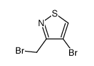 4-bromo-3-(bromomethyl)-1,2-thiazole结构式
