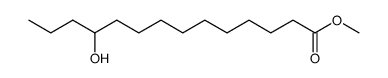 11-hydroxytetradecanoic acid methyl ester Structure