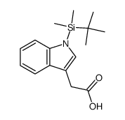 2{1-[(tert-butyl)dimethylsilyl]}-1H-indole-3-acetic acid Structure