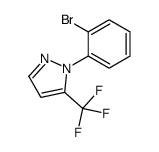 1-(2-BROMOPHENYL)-5-(TRIFLUOROMETHYL)-1H-PYRAZOLE structure