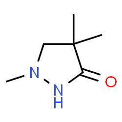 3-Pyrazolidinone,1,4,4-trimethyl-(9CI) Structure
