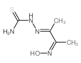 Hydrazinecarbothioamide,2-[2-(hydroxyimino)-1-methylpropylidene]- picture