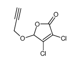 3,4-dichloro-2-prop-2-ynoxy-2H-furan-5-one Structure