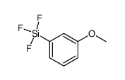 trifluoro(3-methoxyphenyl)silane结构式