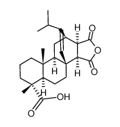 (4alpha,8alpha,12alpha,13R,14R)-16-isopropyl-17,19-dinoratis-15-ene-4,13,14-tricarboxylic acid, cyclic 13,14-anhydride结构式