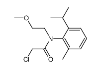 2-Chloro-N-(2-isopropyl-6-methyl-phenyl)-N-(2-methoxy-ethyl)-acetamide结构式