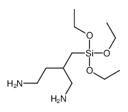 2-(triethoxysilylmethyl)butane-1,4-diamine结构式