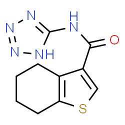 Benzo[b]thiophene-3-carboxamide, 4,5,6,7-tetrahydro-N-1H-tetrazol-5-yl- (9CI) Structure