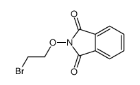 2-(2-溴乙氧基)异吲哚啉-1,3-二酮结构式
