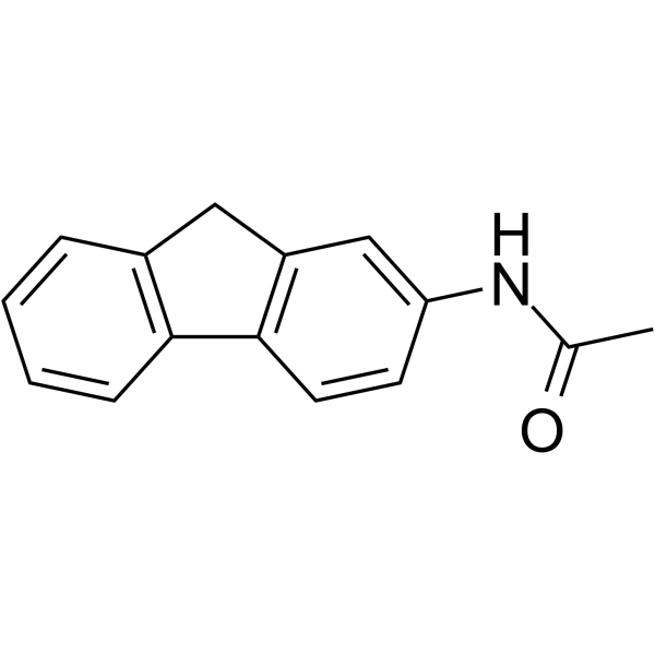 2-Acetamidofluorene structure