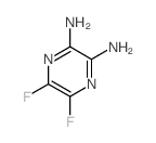 5,6-difluoropyrazine-2,3-diamine structure