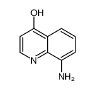 8-AMINOQUINOLIN-4-OL structure
