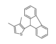 2-(9H-fluoren-9-yl)-3,4-dimethylthiophene Structure