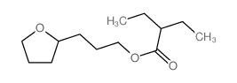 3-(oxolan-2-yl)propyl 2-ethylbutanoate structure