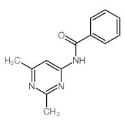 N-(2,6-dimethylpyrimidin-4-yl)benzamide structure