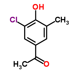 1-(3-Chloro-4-hydroxy-5-methylphenyl)ethanone Structure