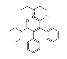 diethylammonium NN-diethyldiphenylmaleamate结构式